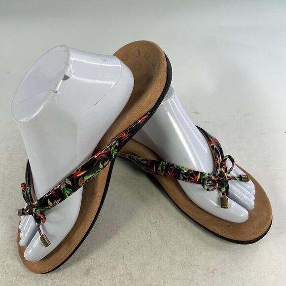 Vionic Bella II Womens Thong Sandals US 9 Tropical Flip Flop Comfort Flats Shoes - Picture 5 of 10